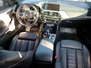 2020 BMW X3 M Competition with VIN 5YMTS0C06LLA57870, listed as a Copart auction lot 88990635 with Not Provided miles and Salvage Title. Bid and sale history available at carsss.com. Image 8.