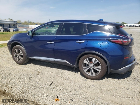 2020 Nissan Murano S with VIN 5N1AZ2AJ8LN121889, listed as a Copart auction lot 50667745 with 63,741 mi miles and Salvage Title. Bid and sale history available at carsss.com. Image 2.