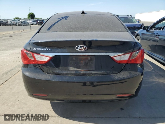 2013 Hyundai Sonata GLS with VIN 5NPEB4AC1DH684887, listed as a Copart auction lot 58855955 with 153,254 mi miles and Salvage title. Bid and sale history available at DreamBid. Image 6.
