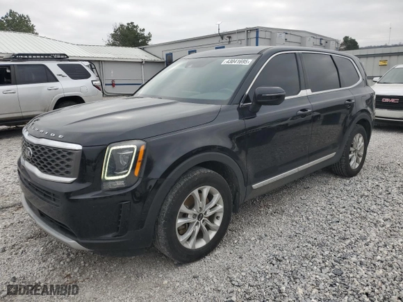 2020 Kia Telluride LX with VIN 5XYP24HCXLG079786, listed as a Copart auction lot 43041695 with 112,307 mi miles and Salvage Title. Bid and sale history available at carsss.com. Image 1.