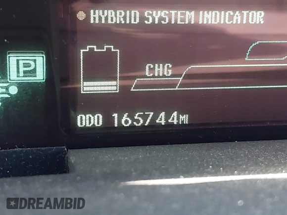 2011 Toyota Prius I with VIN JTDKN3DU1B0285951, listed as a IAAI auction lot 41963891 with 165,744 mi miles. Bid and sale history available at carsss.com. Image 15.
