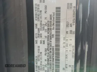 2015 Ford Transit Passenger XL z VIN 1FBAX2CM4FKB22551, wystawiony jako Copart lot #48118205 z przebiegiem 175 297 mil mil oraz Szkoda całkowita • Salvage title. Historia ofert i sprzedaży dostępna na DreamBid. Obrazek 13.