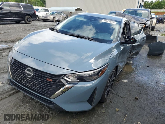2024 Nissan Sentra SR with VIN 3N1AB8DVXRY329815, listed as a Copart auction lot 56524915 with 18,428 mi miles and Salvage title. Bid and sale history available at DreamBid. Image 1.