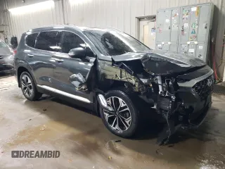 2020 Hyundai Santa Fe SEL with VIN 5NMS3CAA0LH152308, listed as a Copart auction lot 87057694 with 38,271 mi miles and Salvage Title. Bid and sale history available at carsss.com. Image 4.