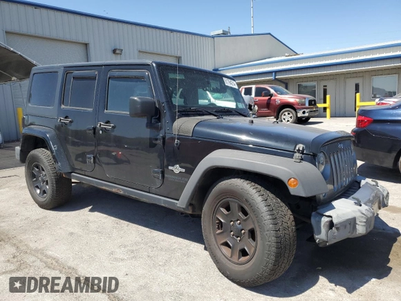 2015 Jeep Wrangler Unlimited Freedom with VIN 1C4HJWDG0FL598947, listed as a Copart auction lot 61794214 with 125,778 mi miles and Salvage title. Bid and sale history available at DreamBid. Image 4.