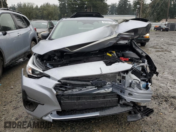2024 Subaru Impreza with VIN JF1GUABC1R8877715, listed as a Copart auction lot 87331194 with 608 mi miles and Salvage Title. Bid and sale history available at carsss.com. Image 5.