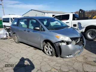 2013 Toyota Sienna L with VIN 5TDZK3DCXDS376215, listed as a Copart auction lot 49269855 with 215,558 mi miles and Clean Title. Bid and sale history available at carsss.com. Image 4.