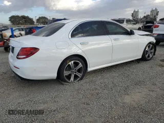2018 Mercedes-Benz E-Class E 300 with VIN WDDZF4JB2JA310066, listed as a Copart auction lot 41464505 with 76,389 mi miles and Salvage Title. Bid and sale history available at carsss.com. Image 3.