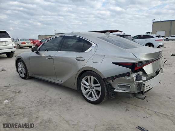 2023 Lexus IS with VIN JTHCA1D29P5125490, listed as a Copart auction lot 86061184 with 42,569 mi miles and Salvage Title. Bid and sale history available at carsss.com. Image 2.