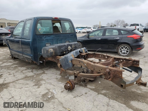 1999 Ford F-250 XL with VIN 1FTNX21L8XEC14950, listed as a Copart auction lot 46689625 with 195,289 mi miles and Salvage title. Bid and sale history available at DreamBid. Image 2.