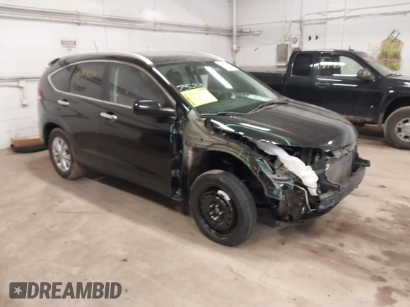 2013 Honda CR-V EX-L with VIN 2HKRM4H7XDH627009, listed as a IAAI auction lot 41794220 with 244,323 mi miles. Bid and sale history available at carsss.com. Image 1.