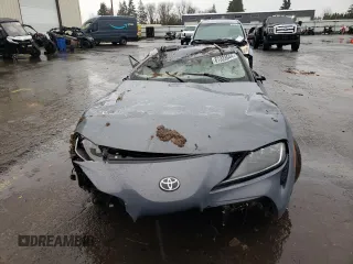 2023 Toyota GR Supra 3.0 with VIN WZ1DB0G04PW055707, listed as a Copart auction lot 87323544 with 0 mi miles and Salvage Title. Bid and sale history available at carsss.com. Image 5.