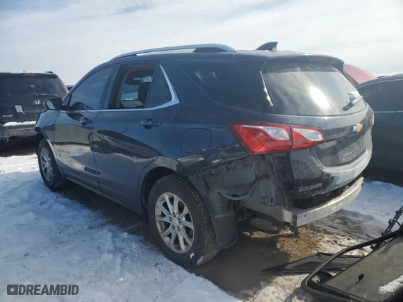 2018 Chevrolet Equinox LT with VIN 3GNAXSEV0JS545035, listed as a Copart auction lot 45667335 with 102,434 mi miles and Salvage Title. Bid and sale history available at carsss.com. Image 2.