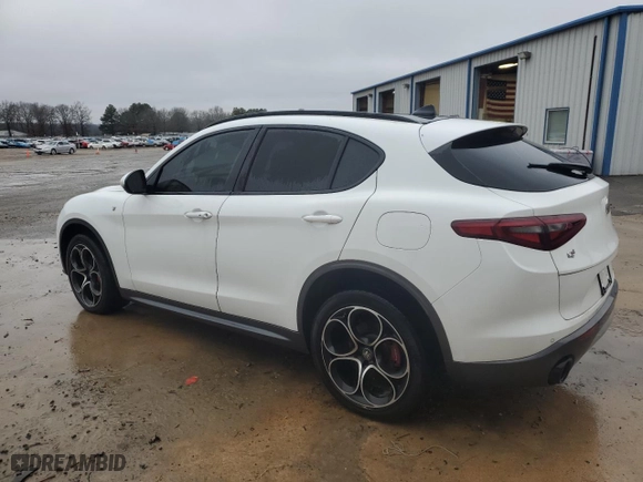 2023 Alfa Romeo Stelvio Ti with VIN ZASPAKBN7P7D54106, listed as a Copart auction lot 86400564 with 50,749 mi miles and Clean Title. Bid and sale history available at carsss.com. Image 2.
