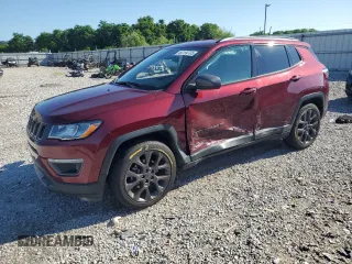2021 Jeep Compass 80th Anniversary с VIN 3C4NJCEB3MT581274, выставлен на аукционе Copart как лот 63194705 с пробегом 20 118 миль миль и Списание • Salvage title. История ставок и продаж доступна на DreamBid. Изображение 1.
