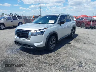 2023 Nissan Pathfinder S with VIN 5N1DR3AA0PC265134, listed as a IAAI auction lot 42006646 with 46,943 mi miles and . Bid and sale history available at DreamBid. Image 19.