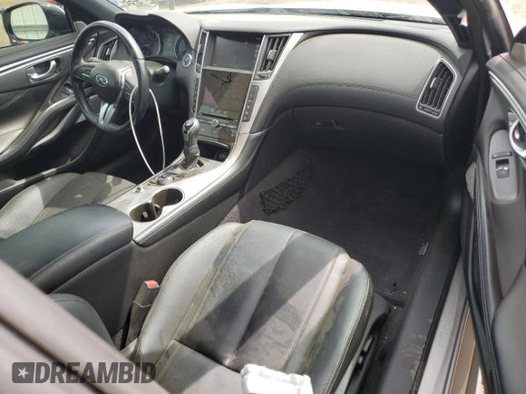 2017 Infiniti Q60 Premium с VIN JN1EV7EL6HM550068, выставлен на аукционе Copart как лот 54575235 с пробегом 80 248 миль миль и Списание • Salvage title. История ставок и продаж доступна на DreamBid. Изображение 8.