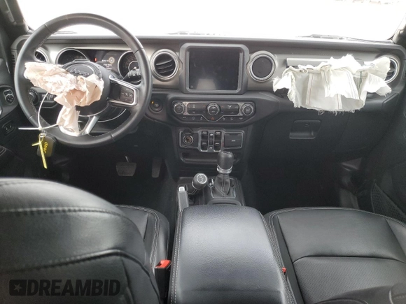 2018 Jeep Wrangler Unlimited Sahara with VIN 1C4HJXEG0JW303941, listed as a Copart auction lot 53029895 with 43,419 mi miles and Salvage title. Bid and sale history available at DreamBid. Image 8.