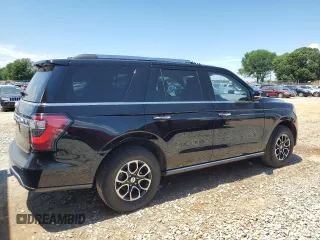 2018 Ford Expedition Limited with VIN 1FMJU1KTXJEA60213, listed as a Copart auction lot 55726335 with 124,852 mi miles and Salvage title. Bid and sale history available at DreamBid. Image 3.