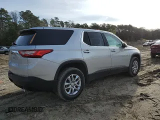 2021 Chevrolet Traverse LS with VIN 1GNEVFKW3MJ104372, listed as a Copart auction lot 49183435 with 51,853 mi miles and Salvage Title. Bid and sale history available at carsss.com. Image 3.