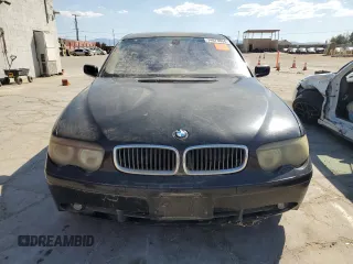 2002 BMW 7 Series 745i with VIN WBAGL634X2DP57617, listed as a Copart auction lot 74073604 with 153,666 mi miles and Clean Title. Bid and sale history available at DreamBid. Image 5.