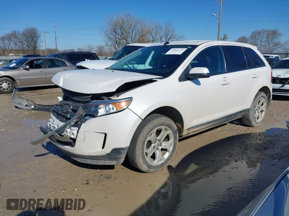 2013 Ford Edge SEL with VIN 2FMDK4JC9DBC64071, listed as a IAAI auction lot 41864334 with 104,942 mi miles. Bid and sale history available at carsss.com. Image 17.