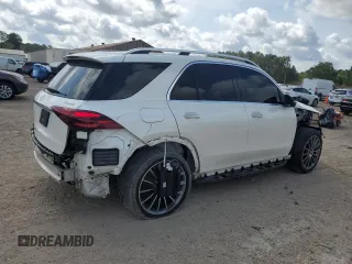 2024 Mercedes-Benz GLE 350 with VIN 4JGFB4FB1RB126059, listed as a Copart auction lot 56416905 with 56,678 mi miles and Salvage title. Bid and sale history available at DreamBid. Image 3.