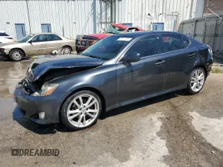 2006 Lexus IS 250 with VIN JTHBK262665019069, listed as a Copart auction lot 53447695 with 181,359 mi miles and Salvage title. Bid and sale history available at DreamBid. Image 1.