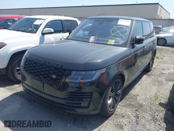 2019 Land Rover Range Rover with VIN SALGS5RE7KA547860, listed as a IAAI auction lot 41523648 with 1 mi miles. Bid and sale history available at carsss.com. Image 16.