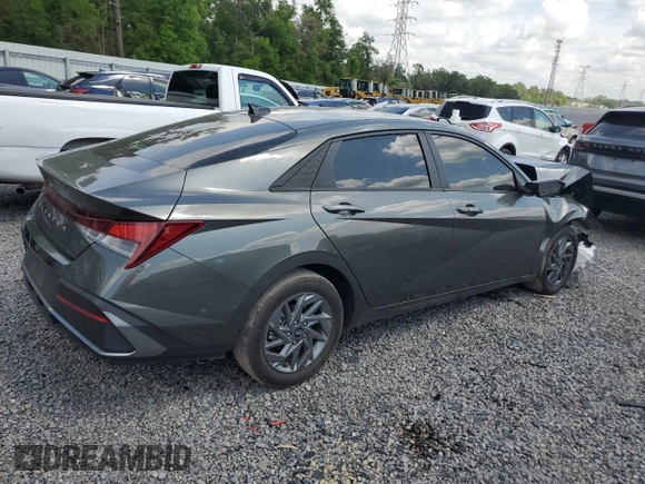 2024 Hyundai Elantra SEL with VIN KMHLM4DG3RU733337, listed as a Copart auction lot 51287045 with 26,590 mi miles and Non Repairable. Bid and sale history available at carsss.com. Image 3.