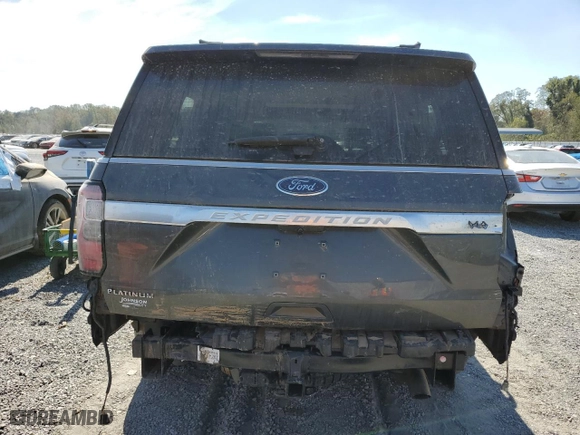 2020 Ford Expedition Max Platinum with VIN 1FMJK1MT7LEA91652, listed as a Copart auction lot 75129494 with 0 mi miles and Salvage Title. Bid and sale history available at carsss.com. Image 6.