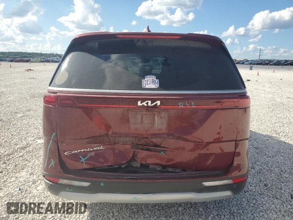 2022 Kia Carnival LXS with VIN KNDNB4H34N6169867, listed as a Copart auction lot 71784214 with 55,811 mi miles and Clean Title. Bid and sale history available at carsss.com. Image 6.
