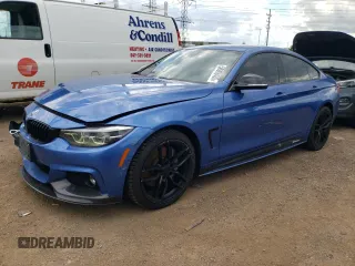 2018 BMW 4 Series 430i xDrive with VIN WBA4J3C58JBG91498, listed as a Copart auction lot 58909435 with 65,084 mi miles and Salvage title. Bid and sale history available at DreamBid. Image 1.