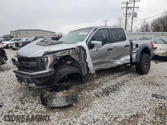 2022 Ford F-150 Raptor with VIN 1FTFW1RGXNFA83388, listed as a Copart auction lot 84998374 with Not Provided miles and Salvage Title. Bid and sale history available at carsss.com. Image 1.