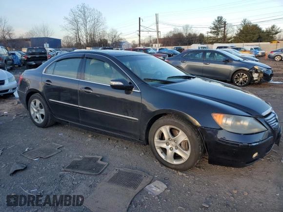 2007 Acura RL Technology with VIN JH4KB166X7C003497, listed as a Copart auction lot 85914954 with 210,483 mi miles and Salvage title. Bid and sale history available at DreamBid. Image 4.