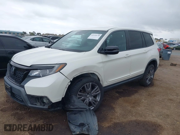 2019 Honda Passport EX-L with VIN 5FNYF7H57KB002844, listed as a IAAI auction lot 42195170 with 43,327 mi miles and . Bid and sale history available at DreamBid. Image 17.