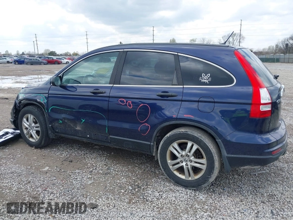 2010 Honda CR-V EX with VIN 5J6RE4H57AL100171, listed as a IAAI auction lot 42011419 with 194,989 mi miles. Bid and sale history available at carsss.com. Image 15.