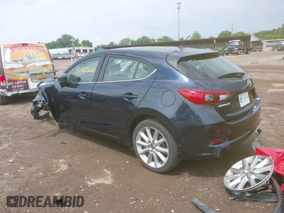2017 Mazda 3 Touring with VIN 3MZBN1L79HM122581, listed as a IAAI auction lot 42705624 with 52,175 mi miles and . Bid and sale history available at DreamBid. Image 3.