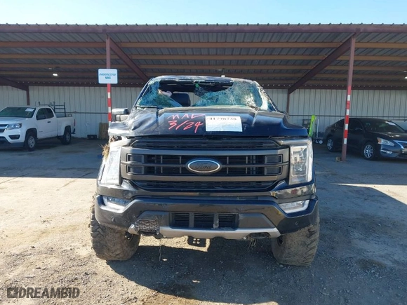 2022 Ford F-150 XL with VIN 1FTEW1E87NFA62430, listed as a IAAI auction lot 41798738 with 53,117 mi miles. Bid and sale history available at carsss.com. Image 12.