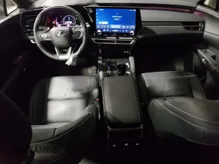 2023 Lexus RX with VIN 2T2BAMCA0PC003753, listed as a Copart auction lot 73341183 with 3,855 mi miles and Salvage Title. Bid and sale history available at carsss.com. Image 8.