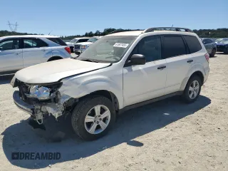 2010 Subaru Forester X with VIN JF2SH6BC5AH908136, listed as a Copart auction lot 61607455 with 159,391 mi miles and Salvage title. Bid and sale history available at DreamBid. Image 1.