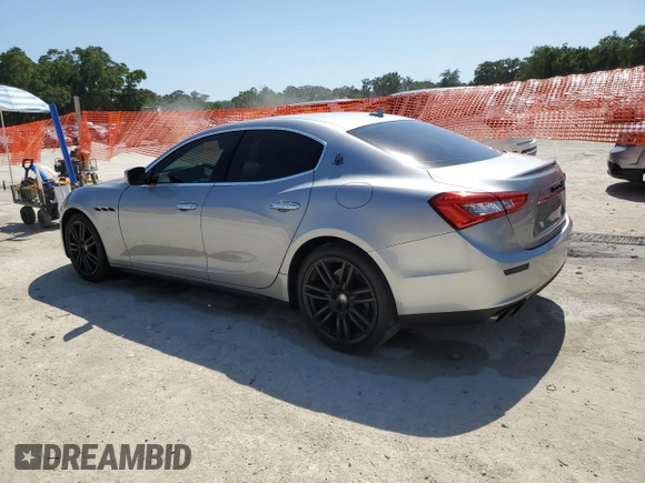 2015 Maserati Ghibli с VIN ZAM57XSA9F1154155, выставлен на аукционе Copart как лот 57093695 с пробегом 63 190 миль миль и Списание • Salvage title. История ставок и продаж доступна на DreamBid. Изображение 2.