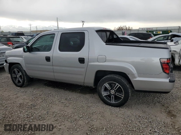2014 Honda Ridgeline Sport with VIN 5FPYK1F72EB008351, listed as a Copart auction lot 53985895 with 82,271 mi miles and Salvage title. Bid and sale history available at DreamBid. Image 2.