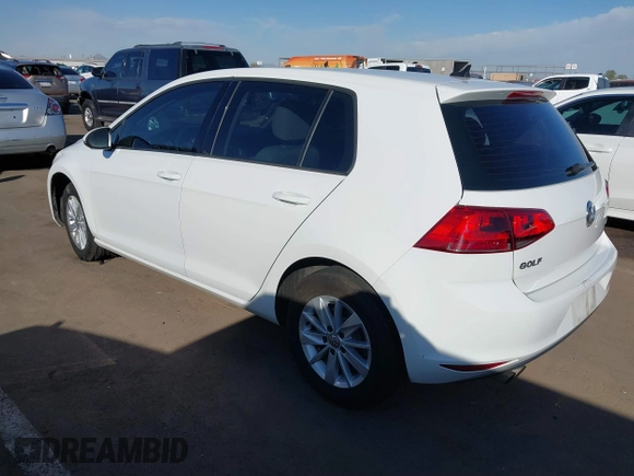 2016 Volkswagen Golf TSI S z VIN 3VW217AU2GM035353, wystawiony jako IAAI lot #41646137 z przebiegiem 93 367 mil mil oraz . Historia ofert i sprzedaży dostępna na DreamBid. Obrazek 3.