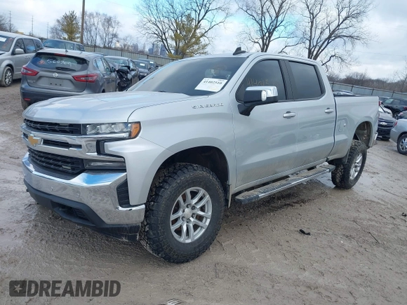 2020 Chevrolet Silverado 1500 LT with VIN 1GCUYDED6LZ302762, listed as a IAAI auction lot 41402510 with 150,000 mi miles and . Bid and sale history available at DreamBid. Image 2.