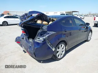 2013 Hyundai Elantra Limited with VIN 5NPDH4AE2DH232877, listed as a IAAI auction lot 41863644 with 170,723 mi miles and . Bid and sale history available at DreamBid. Image 4.