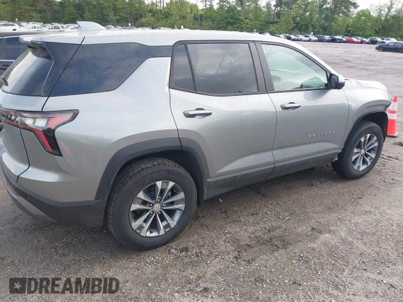 2025 Chevrolet Equinox AWD LT with VIN 3GNAXPEG1SL163963, listed as a IAAI auction lot 42329535 with 3,904 mi miles and . Bid and sale history available at DreamBid. Image 4.