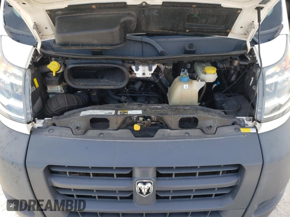 2017 Ram ProMaster Cargo with VIN 3C6TRVBG9HE532657, listed as a Copart auction lot 43176645 with 170,022 mi miles and Clean Title. Bid and sale history available at DreamBid. Image 12.