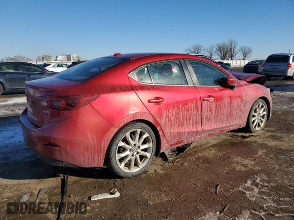 2014 Mazda 3 S Touring with VIN JM1BM1V3XE1176190, listed as a Copart auction lot 88957145 with 97,349 mi miles and Salvage Title. Bid and sale history available at DreamBid. Image 3.