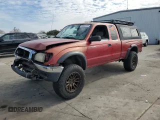 2002 Toyota Tacoma with VIN 5TEWM72NX2Z085464, listed as a Copart auction lot 44562495 with 269,468 mi miles and Salvage title. Bid and sale history available at DreamBid. Image 1.